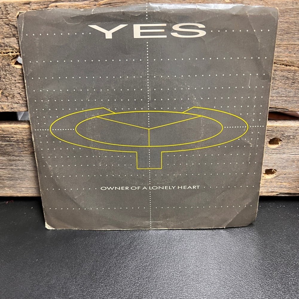Yes Owner of a Lonely Heart 7" Vinyl 45 RPM Single 1983 ATCO 7-99817 Sleeve